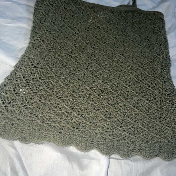 Abercrombie & Fitch Green Knit Tank Top - Picture 7 of 7